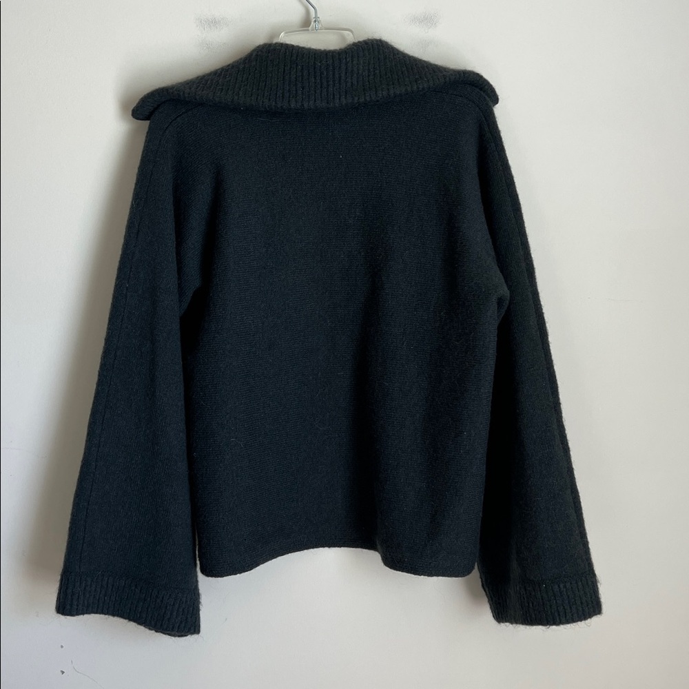 H&M Studio Collection Thick Collared Sweater Wool Blend Oversized Women's Small - Picture 5 of 8